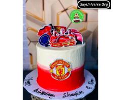 Birthday cake, Manchester United toper