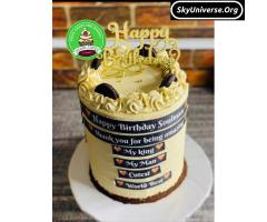 Personalised birthday cake