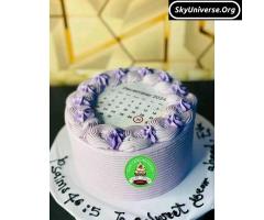 Little purple birthday cakes lovers,this is for u