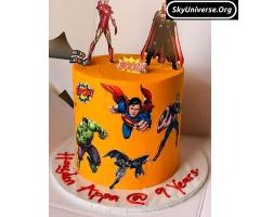 Character birthday cake