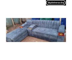 Six seater l sofa - 2