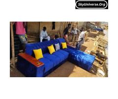 Six seater l sofa