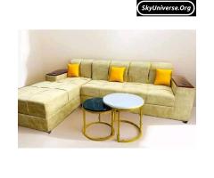 Sofa and table