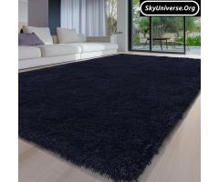 Navy Blue Shaggy Carpets