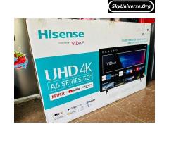 Hisense 50-Inch UHD 4K TV VIDAA Smart TV With lnbuilt Decoder – Black (3YRs WRTY)