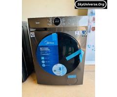 Midea 10KG Front Load Smart Washing Machine with Lunar Dial, 14 Programs, Fully Automatic Washe