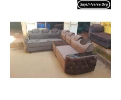 L long luxury sofa