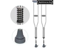 Adjustable shock absorber arm crutches heavy duty