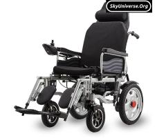 Electric motorized heavy duty wheelchair