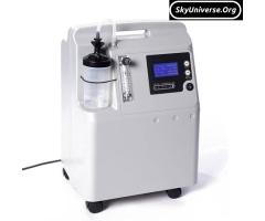 Oxygen concentrator single flow